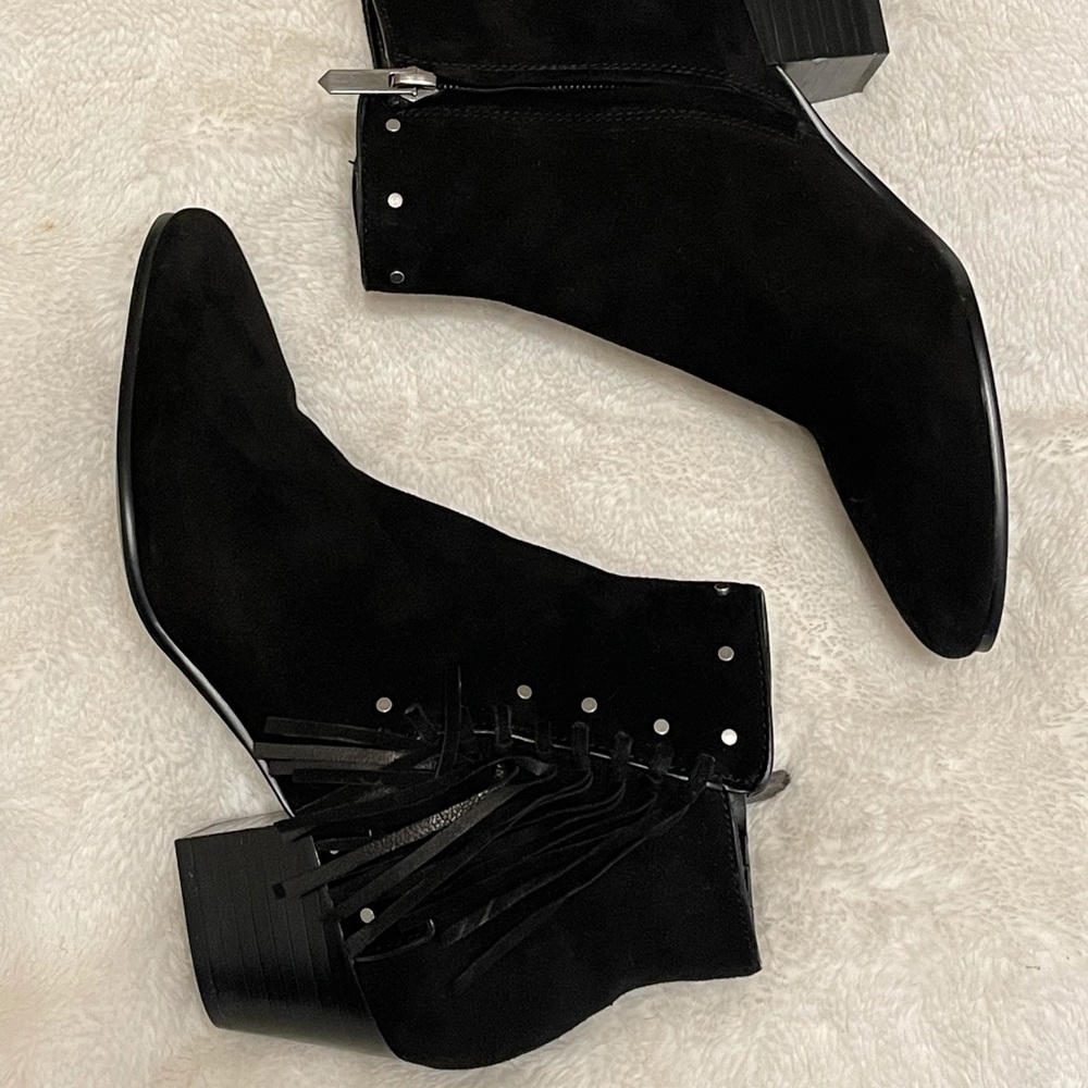 Sam Edelman Black Suede Booties